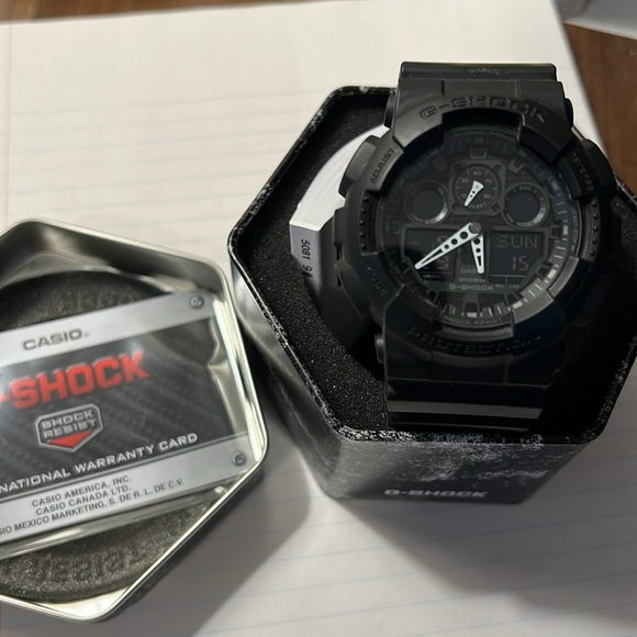 Casio GA100-1A1 analog-digital watch - Picture 6 of 6